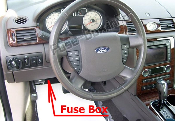 , Diagrammes Fuse Box Reaish Ford Taurus (2008-2009) FUSE ET RELAYS