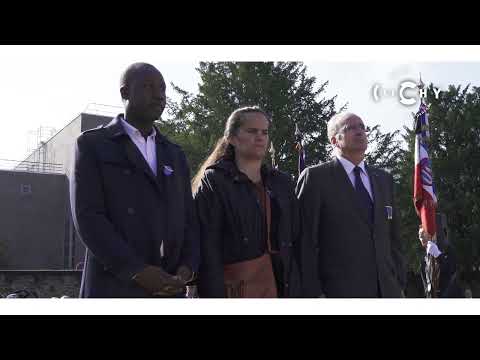 , (Clichy-la-Garenne): Retour sur l’hommage aux morts de la Royal Air Force inhumés à Clichy 🎺 (2022)