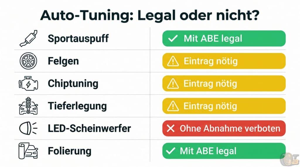 , Wer sein Auto tunet, sollte das zuerst wissen