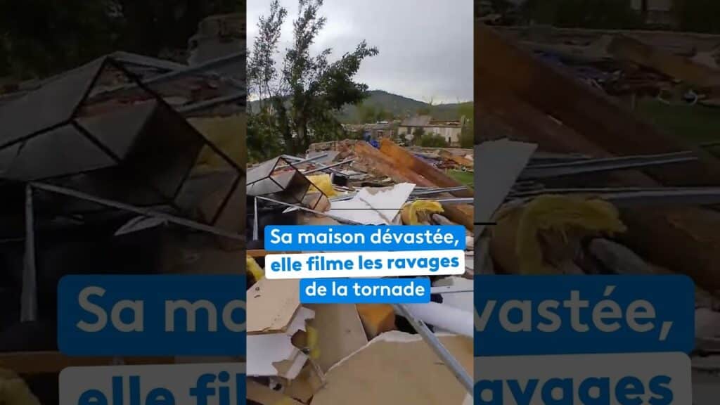 , Maisons-Alfort,Sa maison dévastée, elle filme les ravages de la tornade